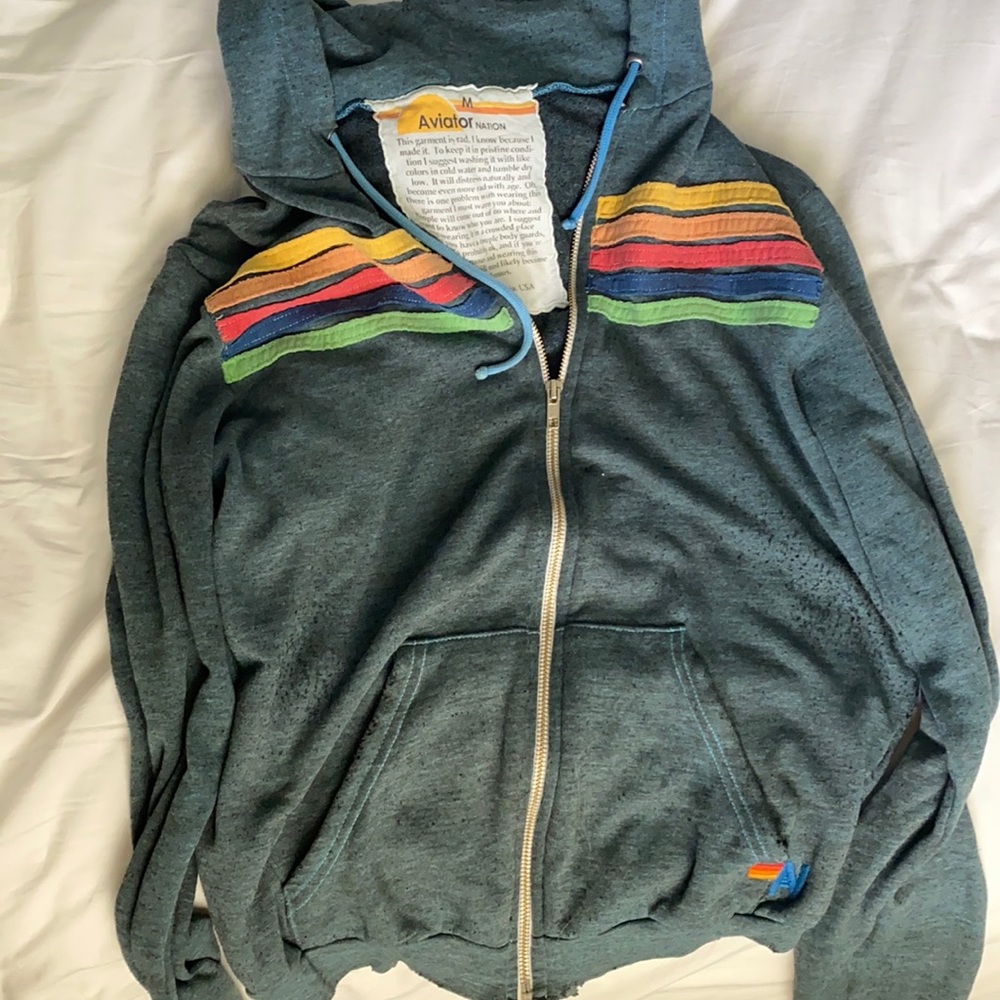 Aviator Nation Zip Hoodie